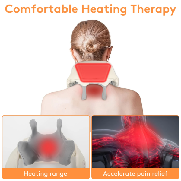 Mebak Wireless 4D Neck & Shoulder Massager - Image 2