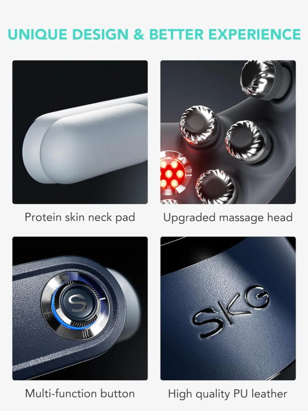 SKG Foldable Neck Massager with Heat & Vibration   1/2 - Image 4