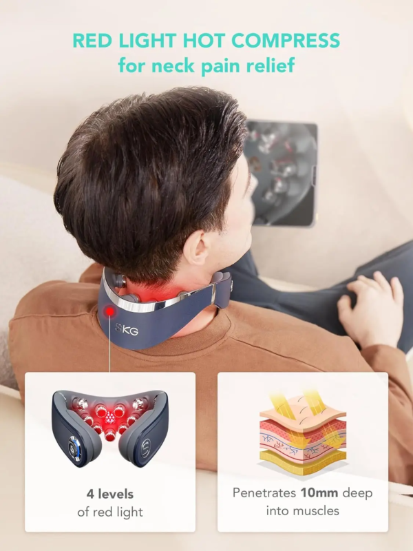 SKG Foldable Neck Massager with Heat & Vibration   1/2 - Image 5
