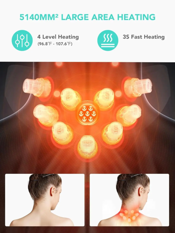 SKG Foldable Neck Massager with Heat & Vibration   1/2 - Image 6