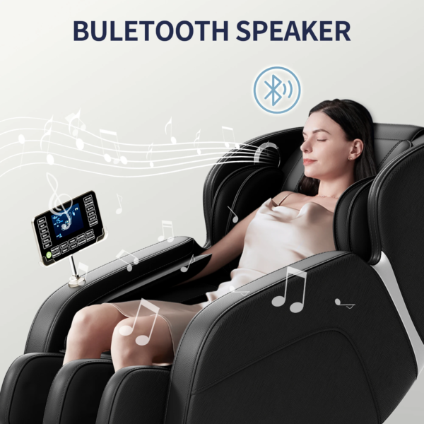 Zero Gravity Full Body Massage Chair with Bluetooth - Image 5