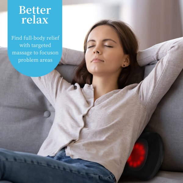Shiatsu Cordless Back & Neck Massager with Heat - Image 6