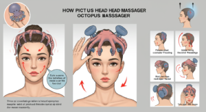 how to use octopus head massager