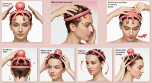 how to use octopus head massager