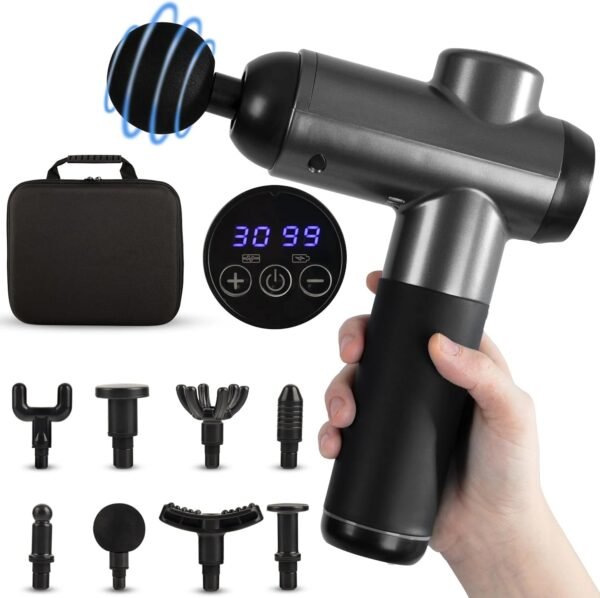 Professional Muscle Massager – 99 Levels & Travel Case