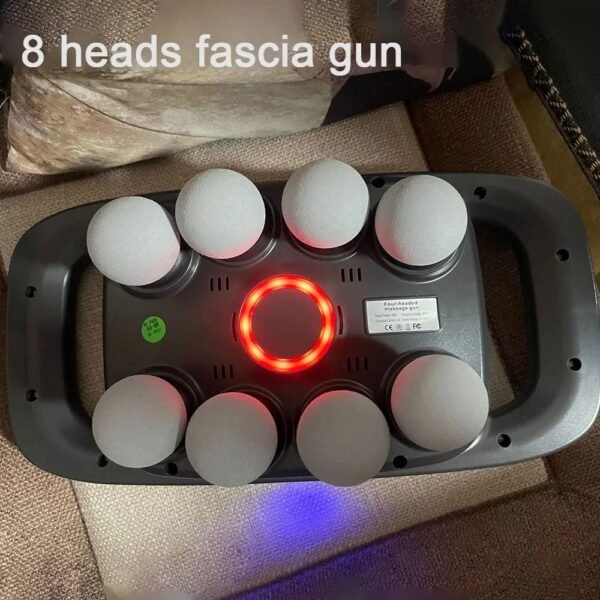 8 Heads Massage Gun – Deep Tissue, High Power, Wireless Vibration