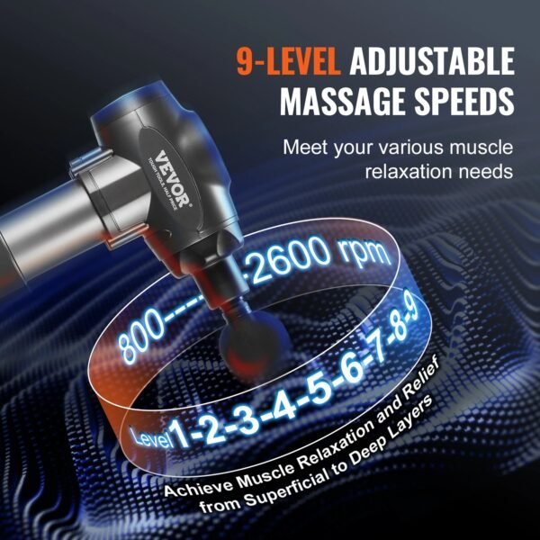VEVOR Percussion Massage Gun – Pain & Muscle Relief - Image 3