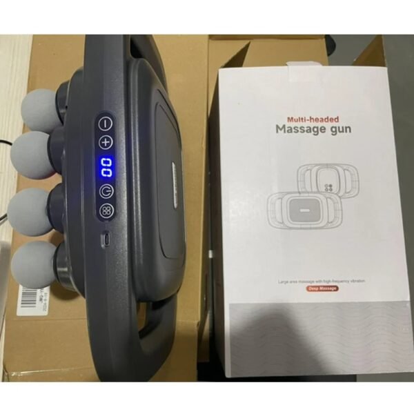 8 Heads Massage Gun – Deep Tissue, High Power, Wireless Vibration - Image 4