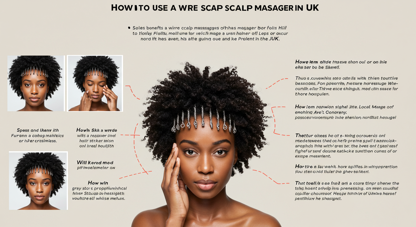 How to Use a Wire Scalp Massager in UK